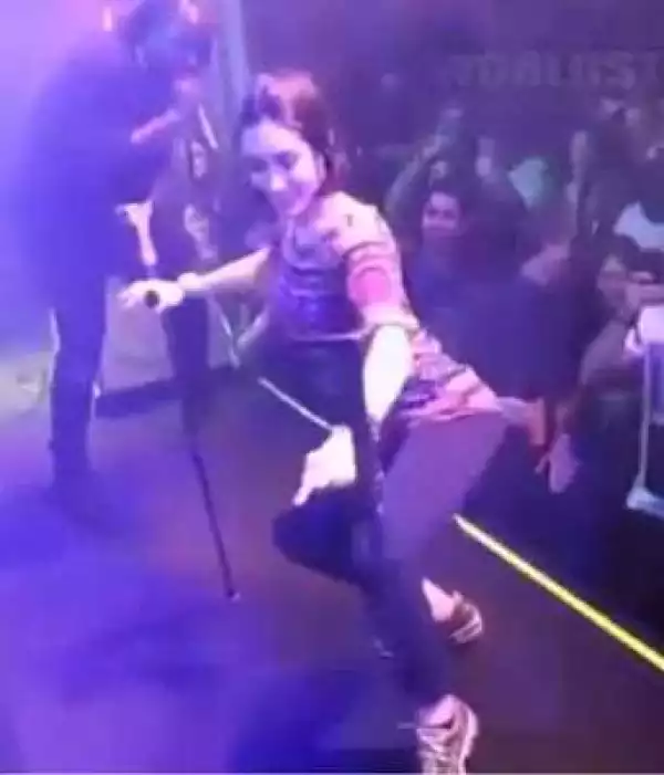 Photos: Disabled Woman On Crutches Shocks Crowd By Twerking During A Music Show